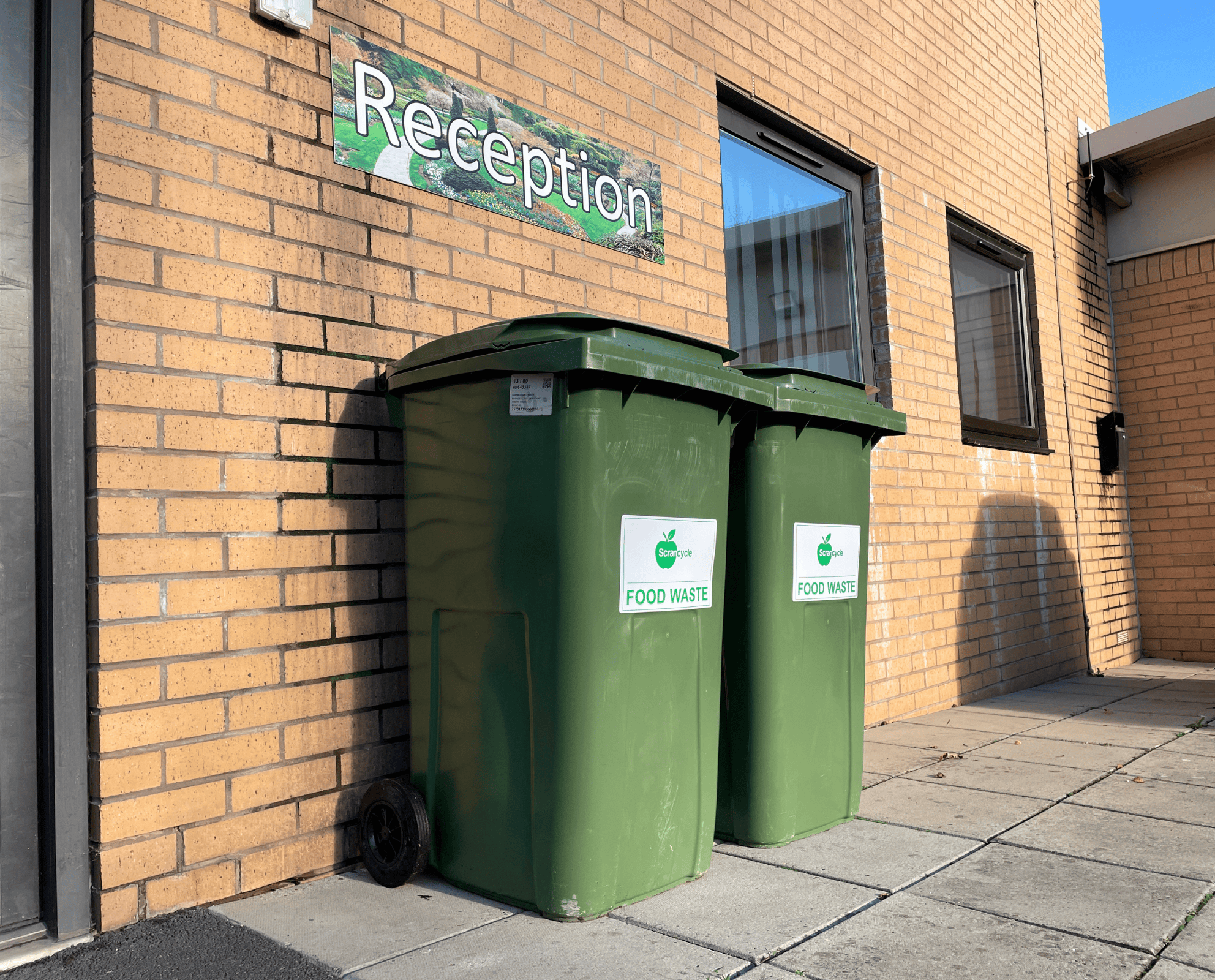 commercial-food-waste-bins-ready-for-collection-by-Scrancycle-in-south-yorkshire